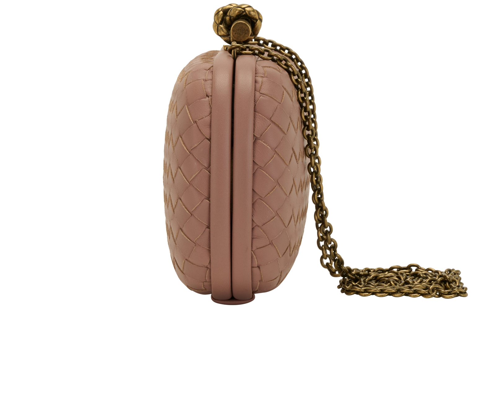 Mini Knot, &pound;1,500, Handbags, Pink, Leather, Bottom view